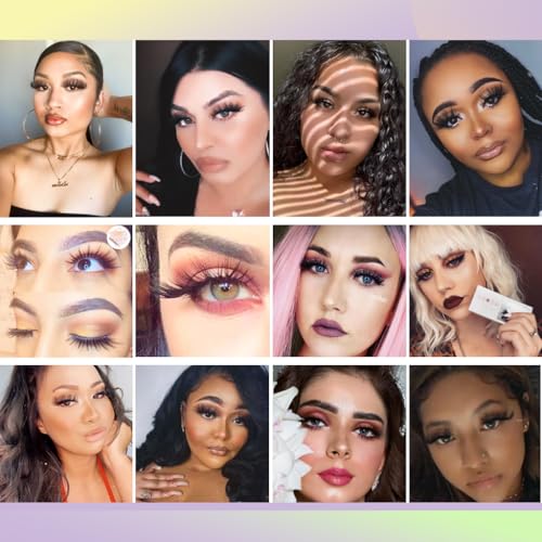 MAYCREATE 3 Pairs Self Adhesive Eyelashes No Glue Needed False Lashes Natural Look Lash Extensions Reuseable Self Adhesive Lashes Waterproof Wispy Fluffy Lashes with Tweezer MAYCREATE 3 Pairs Self Adhesive Eyelashes No Glue Needed False Lashes Natural Look Lash Extensions Reuseable Self Adhesive Lashes Waterproof Wispy Fluffy Lashes with Tweezer